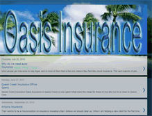 Tablet Screenshot of oasisinsurance.blogspot.com