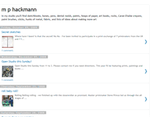 Tablet Screenshot of mphackmann.blogspot.com