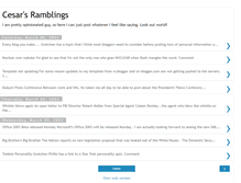 Tablet Screenshot of cesar-rambles.blogspot.com