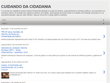 Tablet Screenshot of cuidandodacidadania.blogspot.com