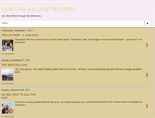 Tablet Screenshot of ouryearaslandrovers.blogspot.com