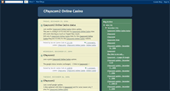Desktop Screenshot of cpays-com-2-online-casino.blogspot.com
