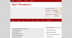 Desktop Screenshot of dailytipsbeauty.blogspot.com