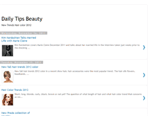 Tablet Screenshot of dailytipsbeauty.blogspot.com