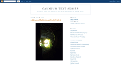 Desktop Screenshot of cadmiumtextseries.blogspot.com