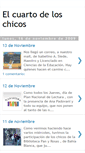 Mobile Screenshot of elcuartodeloschicos.blogspot.com