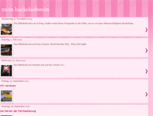 Tablet Screenshot of mein-haekelschwein.blogspot.com