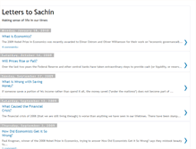 Tablet Screenshot of letterstosachin.blogspot.com