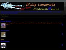 Tablet Screenshot of lanzarotediving.blogspot.com