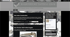 Desktop Screenshot of markfinndiytacticalgear.blogspot.com