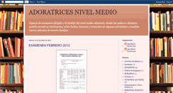 Desktop Screenshot of adoratricescbasecundario.blogspot.com