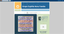 Desktop Screenshot of grupoespiritanovafamilia.blogspot.com