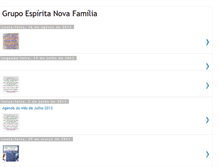 Tablet Screenshot of grupoespiritanovafamilia.blogspot.com