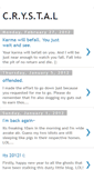 Mobile Screenshot of crystal-memoriies.blogspot.com