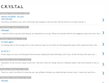 Tablet Screenshot of crystal-memoriies.blogspot.com