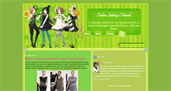 Desktop Screenshot of fashion-industry-network.blogspot.com