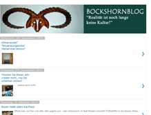 Tablet Screenshot of bockshornblog.blogspot.com
