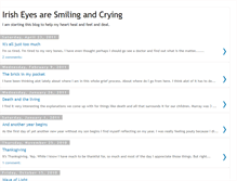 Tablet Screenshot of irisheyesaresmilingandcrying.blogspot.com