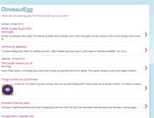 Tablet Screenshot of dinosauregg-squidoo.blogspot.com