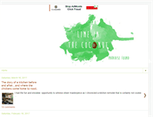Tablet Screenshot of coconutsandlimes.blogspot.com