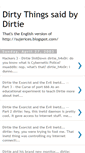 Mobile Screenshot of dirtie.blogspot.com