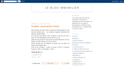 Desktop Screenshot of le-blog-immobilier.blogspot.com