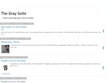 Tablet Screenshot of graysuite.blogspot.com
