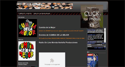 Desktop Screenshot of cumbiadelamejorweb.blogspot.com