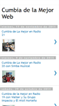 Mobile Screenshot of cumbiadelamejorweb.blogspot.com