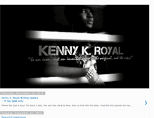 Tablet Screenshot of kennykroyal.blogspot.com