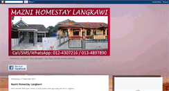 Desktop Screenshot of maznihomestaylangkawi.blogspot.com