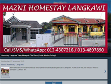 Tablet Screenshot of maznihomestaylangkawi.blogspot.com