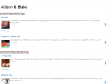 Tablet Screenshot of allisonandblakechristensen.blogspot.com