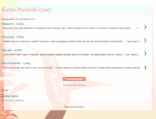 Tablet Screenshot of kubus-puchatek-cytaty.blogspot.com