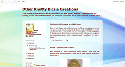 Desktop Screenshot of knottybicsiecreations.blogspot.com