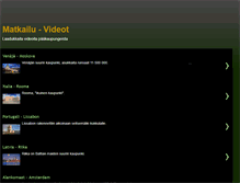 Tablet Screenshot of matkailuvideot.blogspot.com