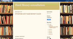 Desktop Screenshot of hardmoneyhelp.blogspot.com