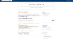 Desktop Screenshot of islamrevived.blogspot.com