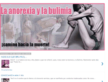 Tablet Screenshot of gabriela-anorexiaybulimia.blogspot.com