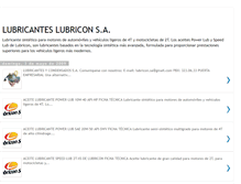 Tablet Screenshot of lubricanteslubriconsa.blogspot.com