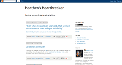 Desktop Screenshot of heathensheartbreaker.blogspot.com