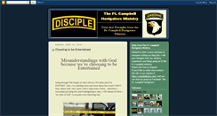 Desktop Screenshot of campbelldisciple.blogspot.com