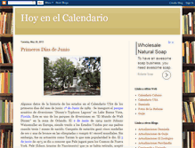 Tablet Screenshot of calendariohoy.blogspot.com