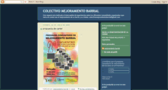 Desktop Screenshot of colectivomejoramientobarrial.blogspot.com