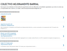 Tablet Screenshot of colectivomejoramientobarrial.blogspot.com