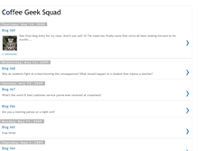 Tablet Screenshot of coffeegeeksquad09.blogspot.com