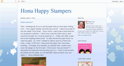 Desktop Screenshot of honuhappystamps.blogspot.com