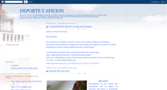 Desktop Screenshot of deporteyaficion.blogspot.com