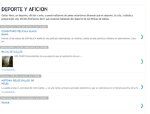 Tablet Screenshot of deporteyaficion.blogspot.com