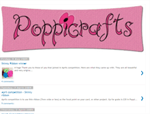 Tablet Screenshot of poppicrafts.blogspot.com